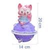 Gran muñeca de vinilo resistente a caídas alcancía blanco crudo Muñeca para colorear DIY infantil Puesto de muñecas Juguete de Actividad