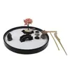 Fabricantes Personalizados Fornecem Ornamentos de Mesa de Areia de Paisagem Seca Estilo Japonês, Zen Doméstico Artificial, Processamento de Artesanato de Paisagem em Miniatura