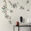 2025 Nuevo Tapiz de Pared Estilo Chino Paisaje Flor y Pájaro Fondo de Pared para TV Papel Tapiz Tapiz para Pared de Sofá Sala de Estar Dormitorio Estudio Mural