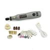 Mini Molinillo Eléctrico Portátil Recargable Micro Molinillo Manicura Jade Tallado en Madera Pulido Corte Grabado Set de Plumas