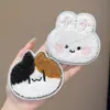 Accesorio mágico para el cabello de animal de dibujos animados estilo coreano para niñas, para arreglar los flequillos laterales de un peinado recogido, de felpa y suave, añade un temperamento delicado