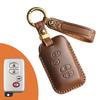 Retro Key Cover para Toyota Old Cool Road Ze Prado Camry Couro Car Key Protective Cover Buckle