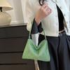 Bolsa Brilhante, Bolsa de Diamantes Incrustados à Mão, Lantejoulas Metálicas, Cheia de Diamantes, Strass, Bolsa Dumpling, Bolsa de Axila, Sensação de Alta Qualidade