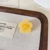 Mini presilha de garra com cor de gelatina de alta qualidade, estampa floral, estilo Ins fresco, presilha de cabelo versátil, presilha para franja de menina, presilha para cabelo solto