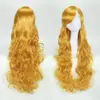 Cos peruca longa cacheada ondulada cor cosplay europeia e americana comércio exterior peruca de Halloween cabelo longo cacheado onda grande em estoque