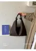 Bolsa tote tecida da moda para mulheres, moda outono/inverno 2026, bolsa de ombro de grande capacidade, bolsa de mão para o dia a dia