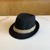 Sombrero de Paja Estilo Coreano Borde Crudo Jazz para Hombre Verano Viaje Paja Enrollada Protección Solar Sombrero de Paja Juventud Viaje Sombrero Casual