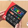 Marcadores Acrílicos de Punta Suave de Tinta Líquida para Estudiantes de Primaria, Plumas de Colores Específicas para Arte para Niños de Preescolar, Plumas de Pintura No Transparentes y Apilables