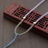 Cuerda para Colgar en el Cuello Tejida a Mano al por Mayor Ágata de Jade Cuerda de Alta Calidad Cuerda de Colgante de Cuatro Hilos Ajustable Amuleto de Buda Cuerda de Cinabrio