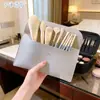 Set de 10 Brochas de Maquillaje Blue Bridge con Cerdas Ultrasuaves, Set Completo de Brocha para Polvos, Brocha para Sombras de Ojos, Brocha para Base de Maquillaje, Brocha para Sombra de Nariz, Brocha para Corrector