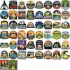 50 Pegatinas de Camping Decoración de Acampada al Aire Libre Manual iPad Funda para Teléfono Móvil Maleta Taza de Agua Decoración Pegatina Impermeable