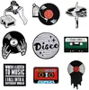 Rádio Fita Conjunto Emblema de Metal Acessórios para Roupa Série Musical Versátil Moda Broche de Lapela Esmalte Atacado