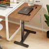 Banco de trabajo de pie, escritorio de oficina móvil, mesa plegable ajustable para uso doméstico, soporte de suelo para portátil
