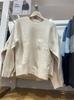Ropa de Mujer Japonesa Shufulei Camiseta Tejida de Cuello Redondo Suéter Pulóver de Manga Larga Holgado Suave Ceroso Top 24 Otoño 469429
