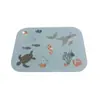 Tapete de Mesa Infantil de Silicone à Prova de Óleo Estudante Simples Tapete Antiderrapante Jogo Americano Retangular Tapete Isolante Tapete de Silicone Atacado Pontual
