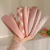 Diadema rosa de verano con calavera alta para niñas, diadema de presión para el cabello de temperamento dulce, pasador diario antideslizante, coleta para lavarse la cara