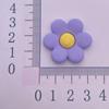 Accesorios de goma suave azul vinca nuevo amor PVC parche de goma suave zapatos con agujeros hebilla para zapatos de flores accesorios para el cabello