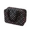 Bolsa de armazenamento estampada da moda estilo coreano, bolsa de lavagem portátil para viagem, bolsa de armazenamento de grande capacidade para suprimentos diários, bolsa de lavagem