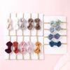 Accesorios para el cabello para niños europeos y americanos de gran venta en comercio exterior, lindo lazo de pana para bebé, correa para el cabello, diadema elástica de nailon para bebé