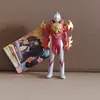 Brinquedos Autênticos de Plástico Macio do Ultraman, Figuras Articuladas para Crianças, Monstros Pequenos, Conjunto Completo de Figuras de Ação Colecionáveis, Presentes