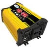 Inversor de conversión para coche WISH explosions 12V a 220V/110V 300W 500W Pantalla LCD Inteligente USB