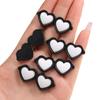 Acessórios para óculos de sol redondos de acrílico com tema de amor, joias artesanais DIY, acessórios para olhos de bonecos de pelúcia