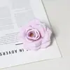 Flor de Rosa Despertar Simulada Flor Falsa Pinza para el Cabello Terminada Material de Flor de Seda Hecha a Mano Accesorios de Decoración para Guirnaldas de Boda