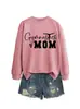Mamá de Gimnasia Estación Independiente de Amazon Wish Sudadera Nueva de Otoño e Invierno para Mujer, Moderna y Versátil, Cómoda
