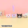 Bolsa de almacenamiento para auriculares de silicona con personaje Stitch para cruzar fronteras, llavero colgante, monedero infantil, llavero, personalización