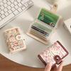 Nuevo Tarjetero con Pintura al Óleo Floral para Mujer, Estilo Vintage con Múltiples Ranuras para Tarjetas Bancarias y de Identificación, Gran Capacidad