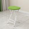 Banco Plegable de Plástico Portátil para el Hogar Mesa de Comedor Banco Alto Redondo para Adultos Banco Simple Moderno Creativo de Moda Silla Plegable