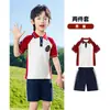 Uniformes de Jardín de Infancia Estilo Británico Uniformes de Verano para Clase Deportiva Infantil Uniformes de Escuela Primaria Uniformes de Béisbol para Primavera y Otoño Conjunto de Tres Piezas