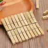 Pinzas de Madera, Pinzas de Bambú, Pinzas Multifuncionales para Ropa, Pinzas Pequeñas de Bambú, Pinzas Universales, Pinzas a Prueba de Viento, Pinzas para el Hogar para Uso Diario