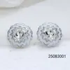 Accesorios para Set de Joyería DIY de Perlas, Sencillo y Elegante, Pendientes Redondos de Encaje con Goteo de Aceite, Colgante, Anillo con Montura al por Mayor