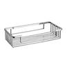 Acero Inoxidable 304 Cepillado Doble Capa Triangular Cesta Estante de Almacenamiento Papelera Gel de Ducha Accesorios de Baño Moderno Minimalista