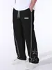 Nuevos Pantalones Bordados con Estrella de Alta Calle Europeos y Americanos Transfronterizos de Amazon para Hombre, Pantalones Deportivos Casuales Estilo Americano