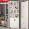 Armario para vinos, mampara divisoria, separador de sala de estar, unidad de almacenamiento y exhibición, combinado con un mueble alto de pie para la entrada, aparador de comedor y estantería para niños