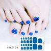 Nuevas pegatinas para uñas de los pies ecológicas impermeables 22 pegatinas pequeñas para pies directo de fábrica en stock pegatinas para uñas infantiles YMZ