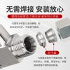 Ferrule de Acero Inoxidable 304 Cable Interno Tubería Intermedia de Tres Vías Conector Rápido Tipo T Adaptador de Rosca Interna para Tubería de Instrumento de Alta Presión