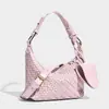 Bolsa para Lonchera de Mano Tejida a Mano de Moda, Bolso de Hombro Cruzado de Cuero Suave Versátil de Diseño de Nicho de Alta Gama para Mujer