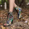 Nueva colección de comercio exterior del fabricante: Sandalias de tacón de aguja de verano para mujer, disponibles en tallas grandes, aptas para exportación y ventas transfronterizas, sandalias estilo Chengdu para mujer