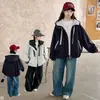 Chamarra cortavientos con capucha súper bonita para niñas, nuevo estilo otoño 2026, para personas petite, casual, versátil, chamarra de moda