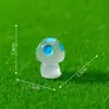 Paisaje en miniatura, que brilla en la oscuridad, hongo de estrella de cinco puntas, colgante de dibujos animados, jardín de musgo, accesorios decorativos creativos, adornos pequeños, al por mayor