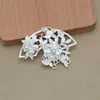 Moda Estilo Chinês Retrô Liga Liga Flor de Leque Joias Femininas de Alta Qualidade Liga Borla Broche Acessórios para Jaqueta Cheongsam