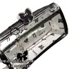 Jumu Zhen Bolsa para Lápices de Doble Capa con Lazo Negro Estilo Ins de Aspecto Caro Corazón de Chica Papelería para Estudiantes Bolsa Transparente para Papelería