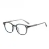 Y6636 Modelo Nuevo Armazón de Gafas Retro Marrón con Filtro de Luz Azul para Mujer, Selección de Influencers de Estilo Urbano, Aspecto de Alta Gama, Efecto Adelgazante, Gafas sin Graduación