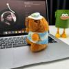 Pingente de Pelúcia Criativo Capivara Máquina de Pegar Boneca Pingente de Boneca de Quatro Polegadas Atacado