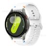 Para Samsung Galaxy watch7 pulseira de silicone Samsung FE/6/5/4 onda stitch alça de liberação rápida