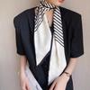 Bufanda de Seda Diagonal Estilo Nuevo Otoño 2026 Versión Coreana Estampada Versátil Bufanda para Cuello Correa para Bolso Diadema Larga para Mujeres