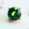 Anillo de Vidrio Colorido Retro Europeo y Americano Ai Yu Banda de Anillo Ajustable Transfronterizo Transmisión en Vivo Venta Caliente Venta al por Mayor S5021511